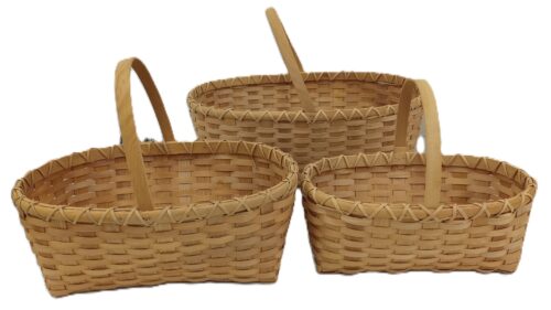 Cestas con manija,set/3